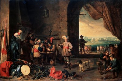 غرفة الحرس ، 1642 بواسطة ديفيد تينيرز الأصغر