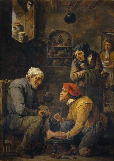 الجراح ، 1630-1640 بواسطة ديفيد تينيرز الأصغر