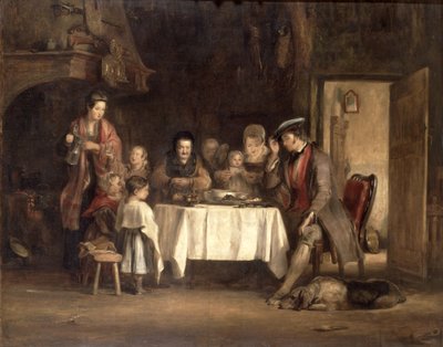 نعمة قبل اللحم ، 1839 بواسطة ديفيد ويلكي