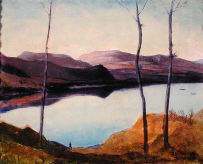 بحيرة لوخ نيس ، حوالي عام 1910 بواسطة ديفيد يونغ كاميرون