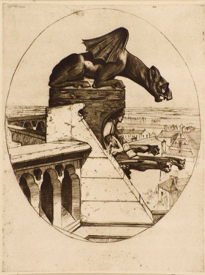 The Chimera of Amiens (النقش) بواسطة ديفيد يونغ كاميرون