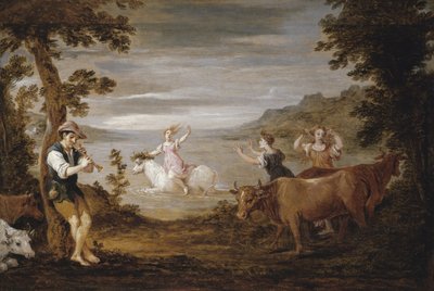 اغتصاب أوروبا ، 1654-1656 بواسطة ديفيد تينيرز الأصغر