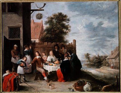 عيد الطفل الضال لوحة ديفيد تينيرز الثاني (1610-1690) بواسطة ديفيد تينيرز الأصغر
