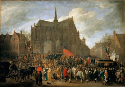 The game of papegai in Brussels (Painting بواسطة ديفيد تينيرز الأصغر