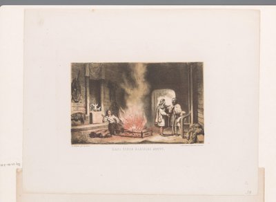 داخل مزرعة سكسونية قاعة Saxische Hoeve (العنوان على الكائن) بواسطة إمريك وبينجر