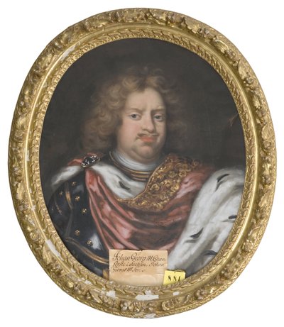 جان جورج الثالث دي ساكس - صورة جون جورج الثالث (1647-1691) ، ناخب ساكسونيا ، بقلم كرافت ، ديفيد ، فون (1655-1724). زيت على قماش. الأبعاد: ٧٥ × ٦٢ سم. متحف ستوكهولم الوطني بواسطة ديفيد فون كرافت