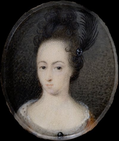 صورة مصغرة لهيدفيج صوفيا ، أميرة السويد ، c.1700 (الغواش) بواسطة ديفيد فون كرافت
