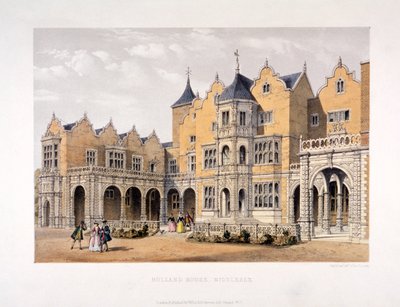 هولاند هاوس ، كنسينغتون ، لندن ، c1850 بواسطة يوم وابنه