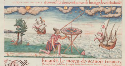 رسم توضيحي من الأعمال الأولى لجاك دي فولكس ، حبوب منع الحمل في البحرية ، 1583. بواسطة دي فولكس