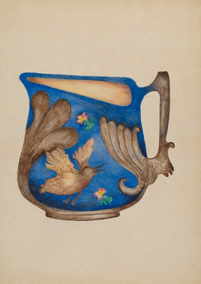 Majolica إبريق بواسطة زر ديلا