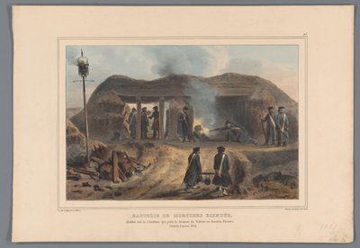 Afschieten van een mortar، 1832 بطارية من قذائف الهاون المدرعة ، أقيمت في المحكمة التي تنضم إلى حصن توليدو إلى باستيون باسيوتو (العنوان على الجسم) رسومات مصنوعة من الحياة في حصار قلعة أنتويرب بواسطة Raffet (عنوان السلسلة على الكائن) بواسطة جيلوت فريرز