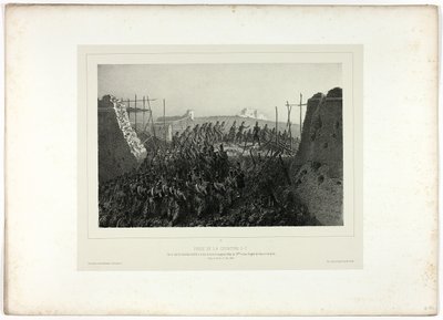 الاستيلاء على Courtine 6-7 ، من تذكارات إيطاليا: روما إكسبيديشن بواسطة Denis-Auguste-Marie Raffet