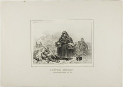 !! أطفال مساكين فليرحم الله أرواحهم! بواسطة Denis-Auguste-Marie Raffet