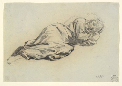 مستلق الشكل بواسطة Denis-Auguste-Marie Raffet