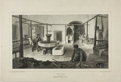 حمام الطرطور، غرفة الاستراحة بواسطة Denis-Auguste-Marie Raffet