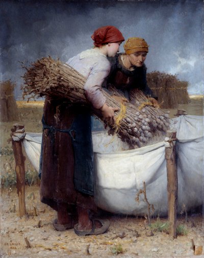 جامعي الخشخاش الرسم بواسطة Desire Laugee (1823-1896) 1882 صن. 0،73x0،95 م روان ، متحف الفنون الجميلة بواسطة رغبة فرانسوا لاوج