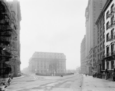 Custom House and Bowling Green ، New York ، NY ، c.1907-10 بواسطة شركة ديترويت للنشر