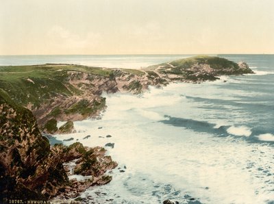 توان هيد ، نيوكواي ، كورنوال ، إنجلترا ، طباعة الفوتوكروم ، c.1900 بواسطة شركة ديترويت للنشر