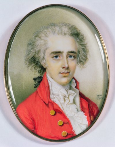 صورة مصغرة لرجل ، 1787 (مرحاض على العاج) بواسطة ديانا ديتز