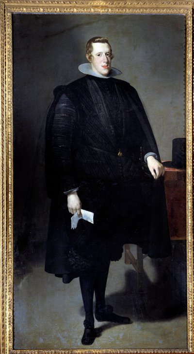 صورة في قدم فيليب الرابع (1605 - 1665). لوحة دييغو رودريغيز دي سيلفا إي فيلاسكيز (1599-1660) بواسطة دييجو فيلاسكيز