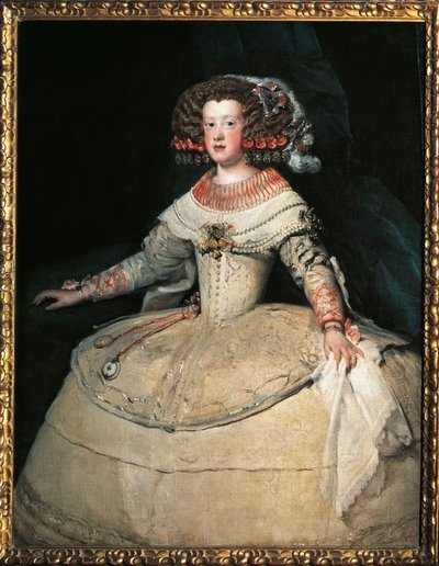 Portrait of Infanta Maria Theresa of Spain بواسطة دييجو فيلاسكيز