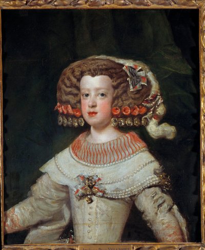 صورة للإنفانتي ماري تيريز (1638-1683) ملكة فرنسا المستقبلية لوحة رسمها دييغو فيلاسكيز (1599-1660) القرن السابع عشر الشمس. 0،71 × 0.6 م - صورة للإنفانتا ماري تيريز (1638-1683) ، ملكة فرنسا المستقبلية. لوحة دييغو فيلاسكيز (1599-166 بواسطة دييجو فيلاسكيز