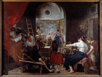 المغازلون أو حكاية أراكني للرسم بواسطة دييغو رودريغيز دي سيلفا إي فيلاسكيز (1599-1660) ، ج. 1653. ح. 2،2x2،89 م مدريد ، متحف دو برادو - المغازلون أو حكاية أراكني. لوحة دييغو رودريغيز دي سيلفا إي فيلاسكيز (فيلاسكيز بواسطة دييجو فيلاسكيز