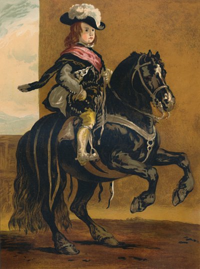 تلميذ من مدرسة La Haute Ecole - Don Balthazar ، Infante of Spain ، c1640 ، c1879. بواسطة دييجو فيلاسكيز
