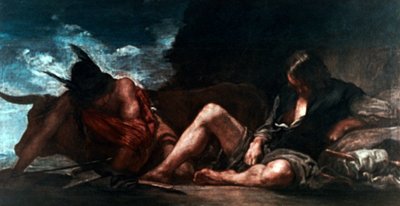 عطارد وأرجوس ، c1659. بواسطة دييجو فيلاسكيز