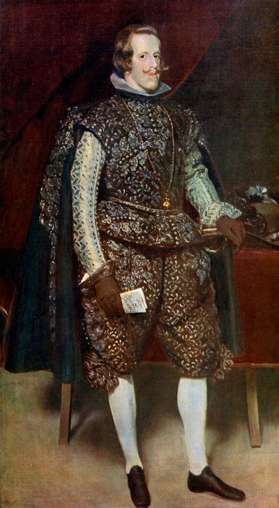 فيليب الرابع من إسبانيا باللون البني والفضي ، c1631-1632 ، 1912. بواسطة دييجو فيلاسكيز