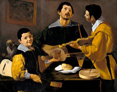 الموسيقيون الثلاثة ، كاليفورنيا 1616 بواسطة دييجو فيلاسكيز