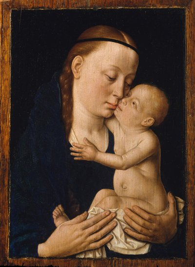 العذراء والطفل ، كاليفورنيا. 1455-60. بواسطة نوبات Dieric