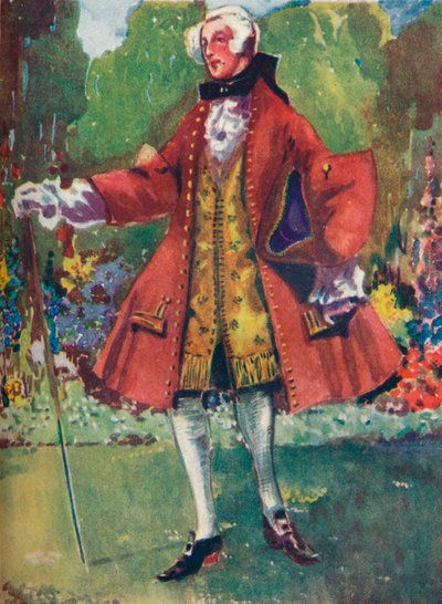 رجل في زمن جورج الثاني ، 1907 بواسطة ديون كلايتون كالثروب