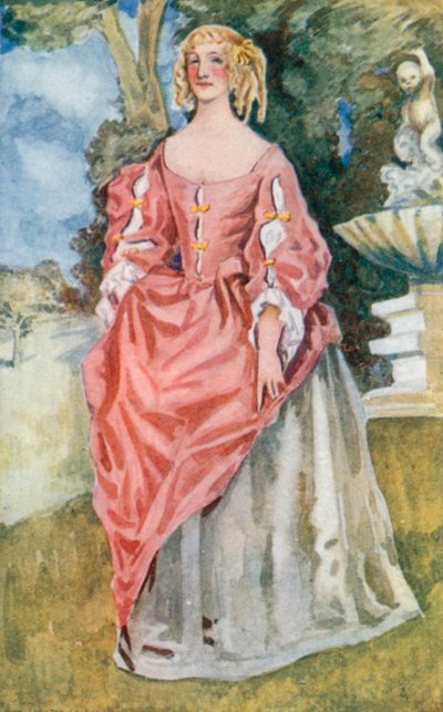 امرأة من زمن تشارلز الثاني 1660-1685 بواسطة ديون كلايتون كالثروب