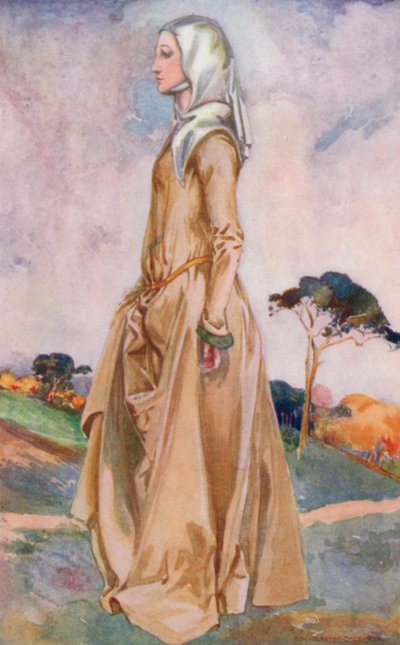 امرأة من زمن هنري الأول 1154-1189 بواسطة ديون كلايتون كالثروب