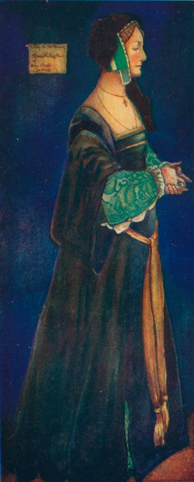 امرأة في زمن هنري الثامن 1907. بواسطة ديون كلايتون كالثروب