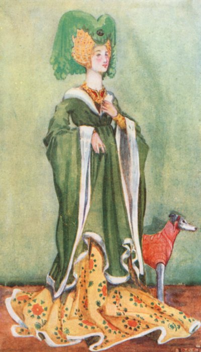 امرأة من زمن هنري السادس 1422-1461 بواسطة ديون كلايتون كالثروب