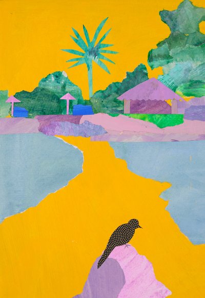 الشاطئ البرازيلي (ملصقة) بواسطة 