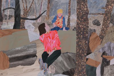 الأم والابن (براي وود) (ملصقة) بواسطة 