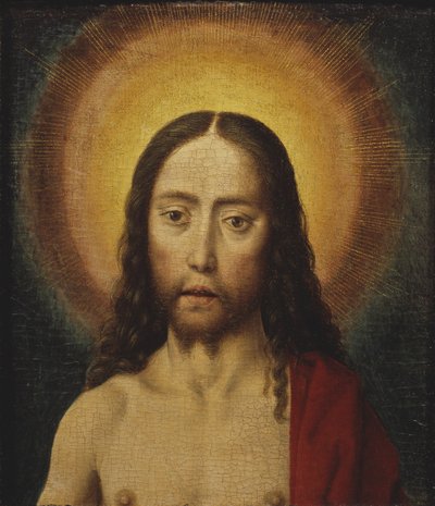 تيتي دو المسيح - رأس المسيح ، بقلم بوتس ، ديرك (1410 / 20-1475). زيت على خشب. الأبعاد: 22.5 × 19 سم. المتحف الوطني ستوكهولم بواسطة ديرك بوتس