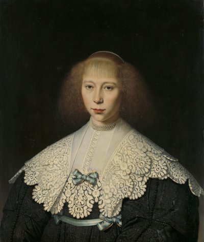 أجاثا جيلفينك (1617-38). الزوجة الأولى لفريدريك ديركس أليوين بواسطة ديرك ديركش. فان سانتفورت