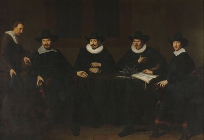 رؤساء Saainering في أمستردام ، 1643 بواسطة ديرك ديركش. فان سانتفورت