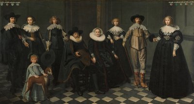 صورة لعائلة ديرك باس جاكوبز ، برجوماستر في أمستردام ، 1634-35 بواسطة ديرك سانتفورت