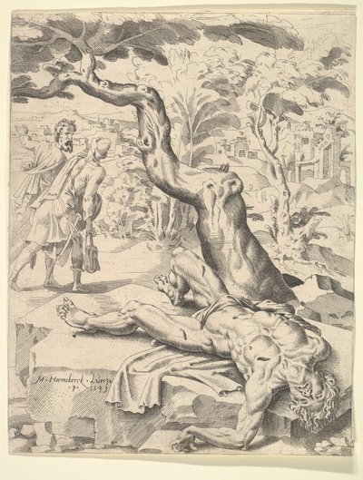 مثل السامري الصالح 1549. بواسطة ديرك فولكرتسين كورنهيرت