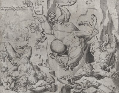 هلاك العالم مع المعرفة والحب ، من العالم غير المقيد ، اللوحة 4 ... ، 1550. بواسطة ديرك فولكرتسين كورنهيرت
