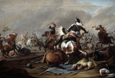 صراع الفرسان ، 1770 بواسطة Dirk Langendyk