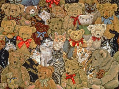 Tedcats ، 1997 (أكريليك على لوح) بواسطة ديتز