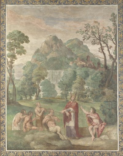 حكم ميداس فريسكو من فيلا الدوبرانديني ، 1617-1618 بواسطة دومينيكينو