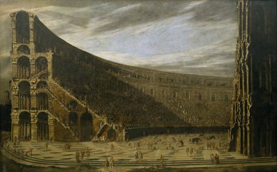 منظور المدرج الروماني بواسطة دومينيكو جارجولو