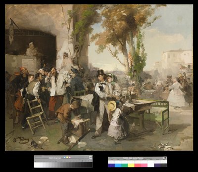 نشرة تعلن عن سلام فيلافرانكا ، 1861-1862 بواسطة دومينيكو إندونو